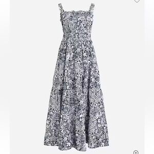 J. Crew Sevilla tiered dress in mermaid floral